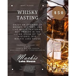 25 01 23 Whiskey Tasting Poster 320