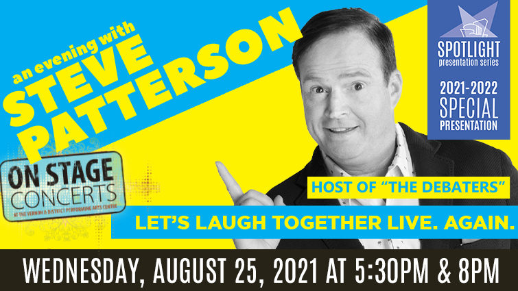 An Evening with Steve Patterson- Lets Laugh Together Live. Again.