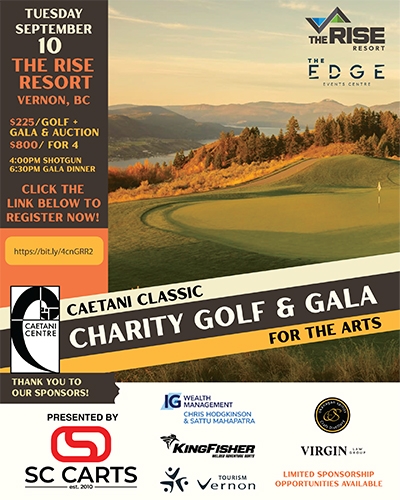 CAETANI CLASSIC CHARITY GOLF AND GALA FOR THE ARTS