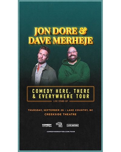 Comedy Here Often? & SXM Comedy Club present: Jon Dore & Dave Merheje