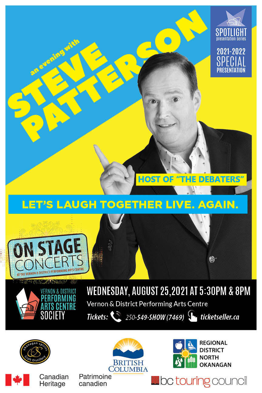 An Evening with Steve Patterson- Lets Laugh Together Live. Again.