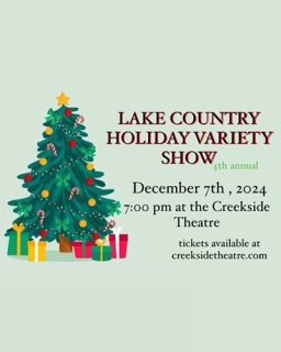 24 12 07 Lake Country Holiday Variety Show Poster 500